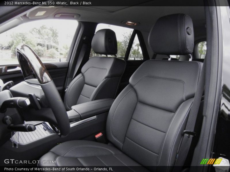 Black / Black 2012 Mercedes-Benz ML 350 4Matic