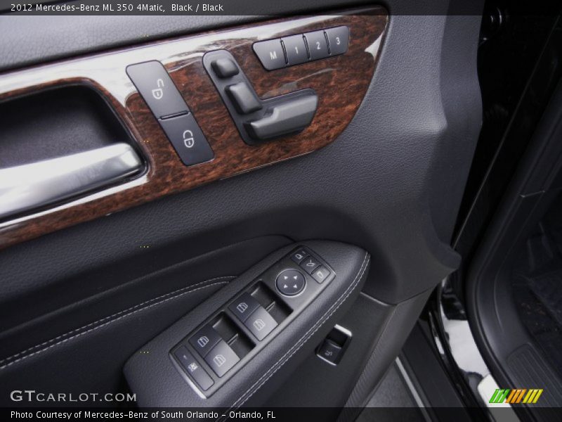 Black / Black 2012 Mercedes-Benz ML 350 4Matic