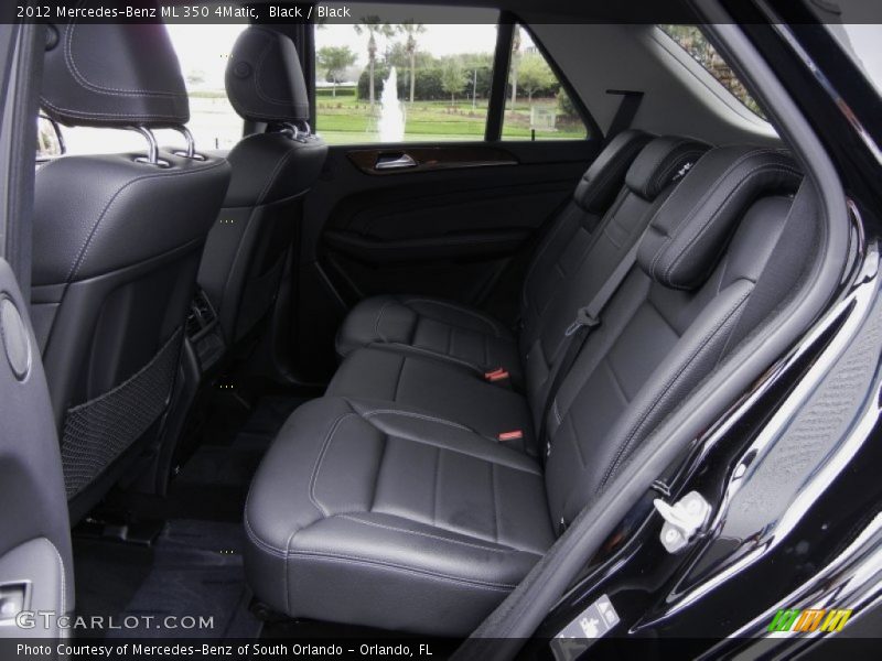 Black / Black 2012 Mercedes-Benz ML 350 4Matic
