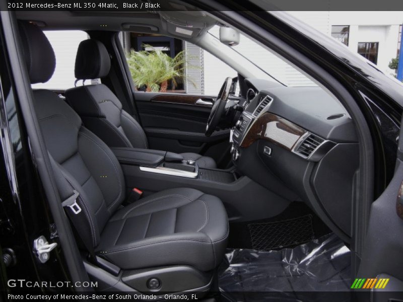 Black / Black 2012 Mercedes-Benz ML 350 4Matic