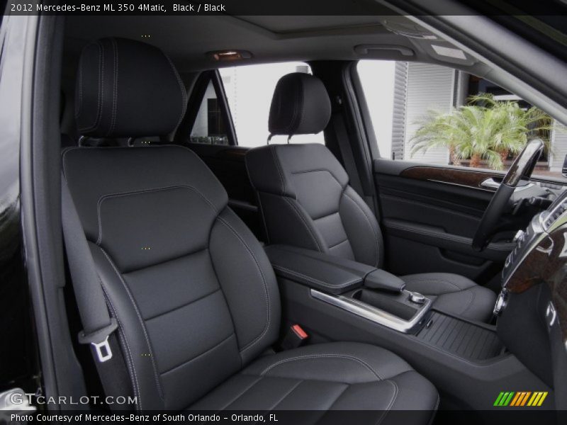 Black / Black 2012 Mercedes-Benz ML 350 4Matic