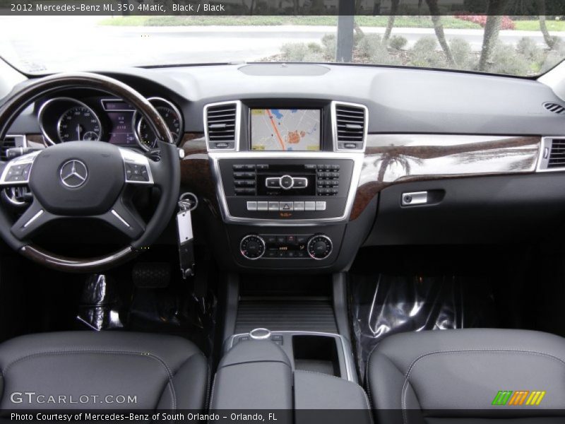Black / Black 2012 Mercedes-Benz ML 350 4Matic