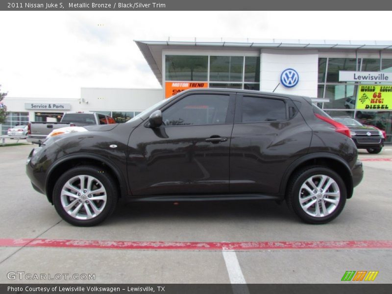 Metallic Bronze / Black/Silver Trim 2011 Nissan Juke S