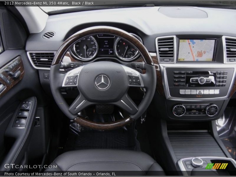 Black / Black 2012 Mercedes-Benz ML 350 4Matic