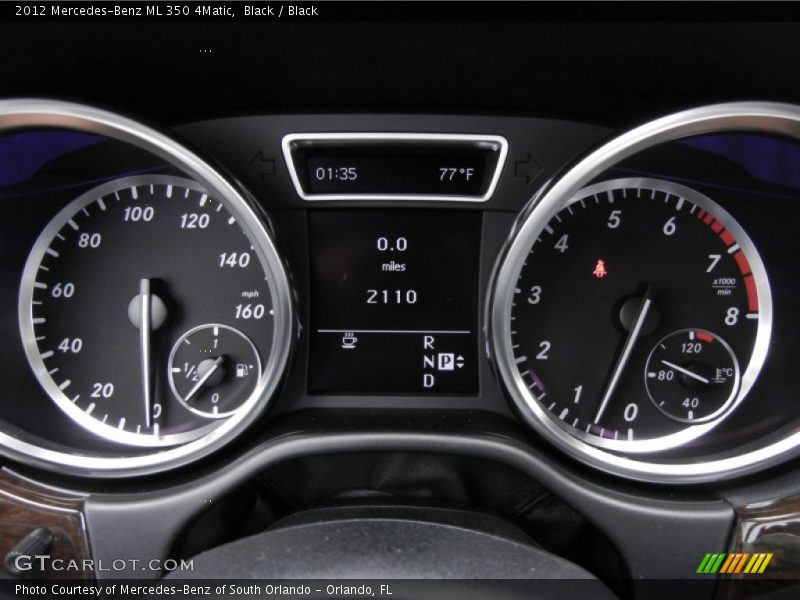 Black / Black 2012 Mercedes-Benz ML 350 4Matic