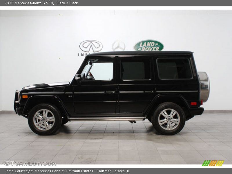 Black / Black 2010 Mercedes-Benz G 550