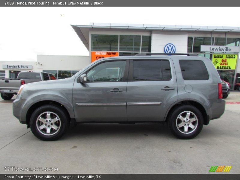Nimbus Gray Metallic / Black 2009 Honda Pilot Touring