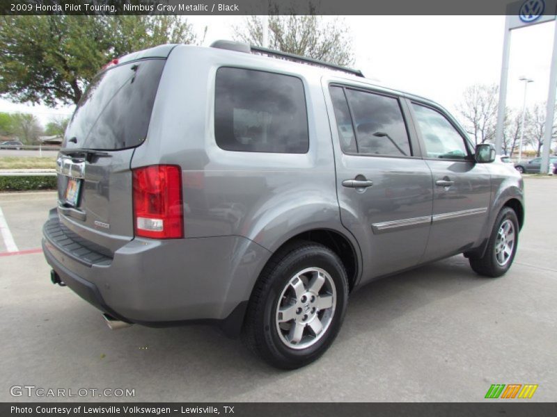 Nimbus Gray Metallic / Black 2009 Honda Pilot Touring