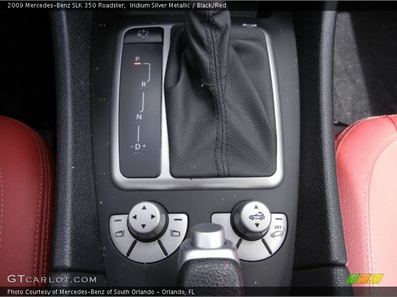 Iridium Silver Metallic / Black/Red 2009 Mercedes-Benz SLK 350 Roadster