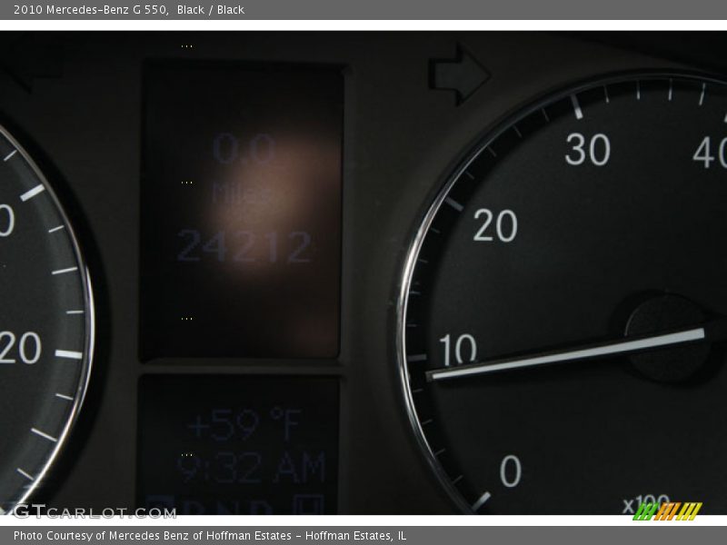 Black / Black 2010 Mercedes-Benz G 550