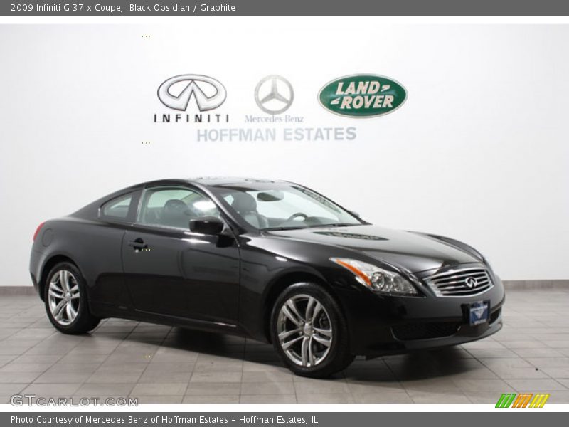 Black Obsidian / Graphite 2009 Infiniti G 37 x Coupe