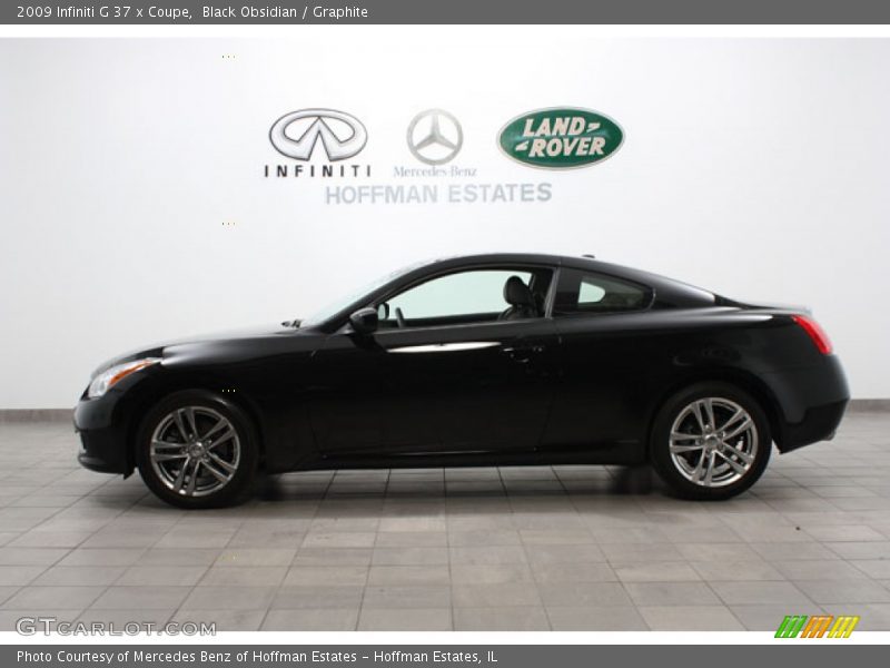 Black Obsidian / Graphite 2009 Infiniti G 37 x Coupe