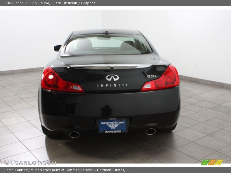 Black Obsidian / Graphite 2009 Infiniti G 37 x Coupe