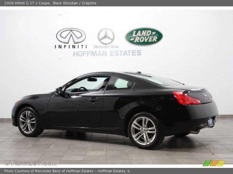 Black Obsidian / Graphite 2009 Infiniti G 37 x Coupe
