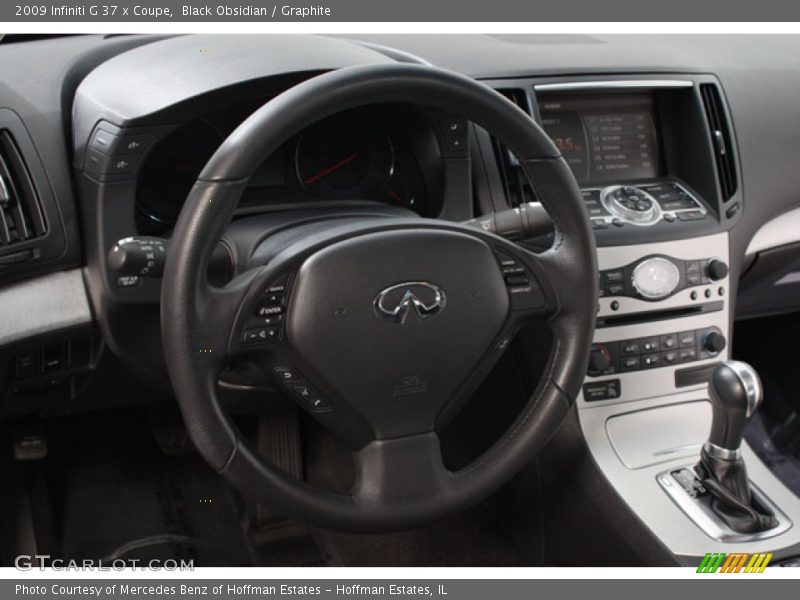 Black Obsidian / Graphite 2009 Infiniti G 37 x Coupe