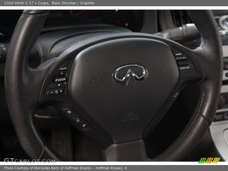 Black Obsidian / Graphite 2009 Infiniti G 37 x Coupe