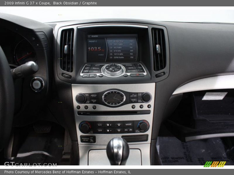 Black Obsidian / Graphite 2009 Infiniti G 37 x Coupe