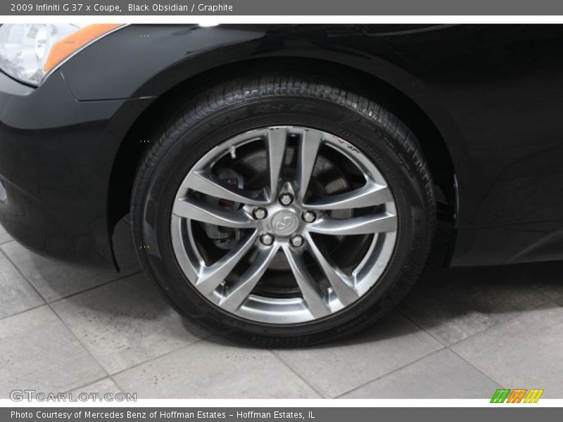 Black Obsidian / Graphite 2009 Infiniti G 37 x Coupe
