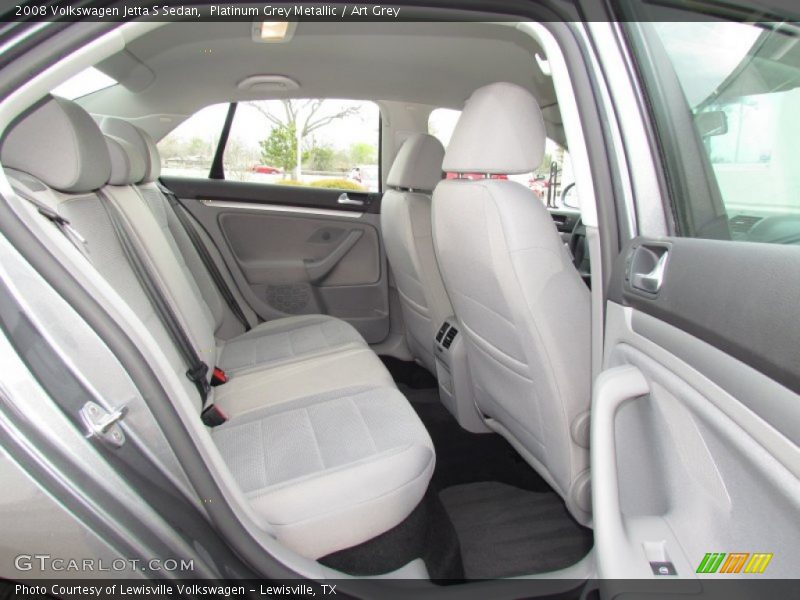 Platinum Grey Metallic / Art Grey 2008 Volkswagen Jetta S Sedan