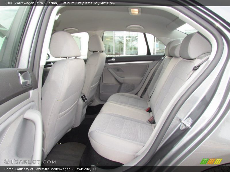 Platinum Grey Metallic / Art Grey 2008 Volkswagen Jetta S Sedan
