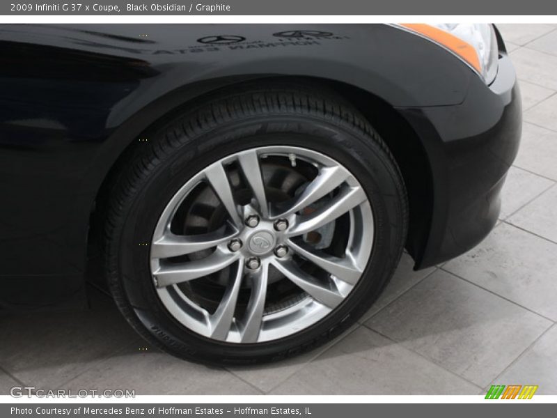 Black Obsidian / Graphite 2009 Infiniti G 37 x Coupe
