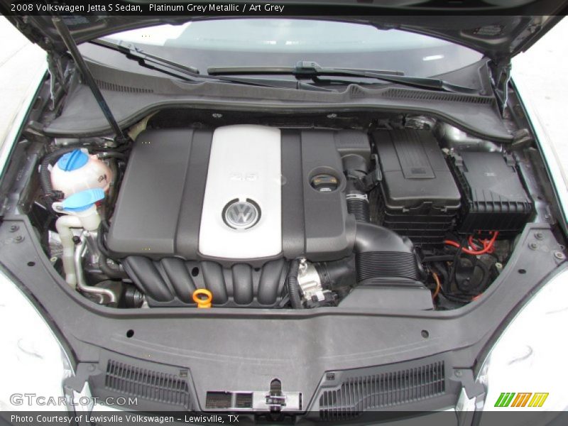 Platinum Grey Metallic / Art Grey 2008 Volkswagen Jetta S Sedan