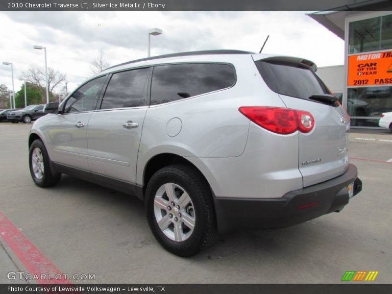 Silver Ice Metallic / Ebony 2010 Chevrolet Traverse LT