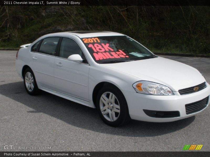 Summit White / Ebony 2011 Chevrolet Impala LT