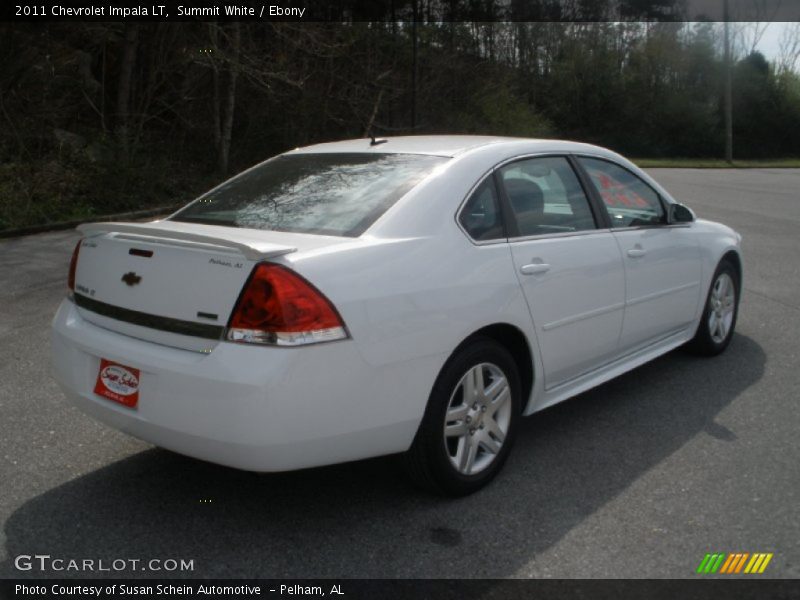 Summit White / Ebony 2011 Chevrolet Impala LT