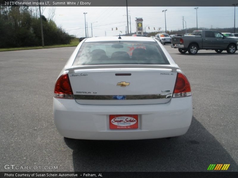 Summit White / Ebony 2011 Chevrolet Impala LT