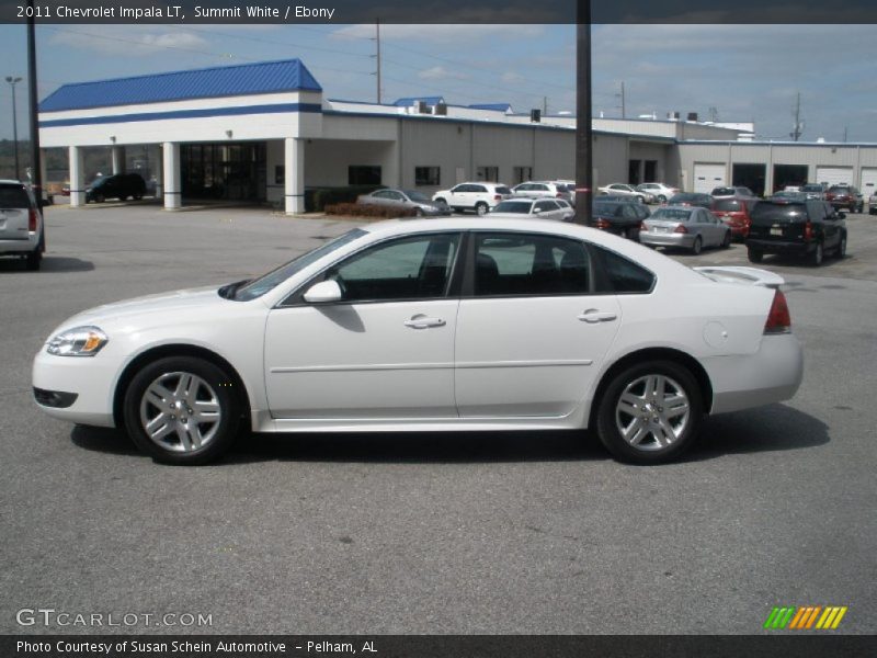 Summit White / Ebony 2011 Chevrolet Impala LT