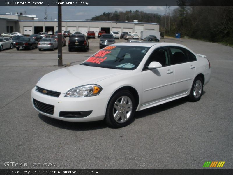 Summit White / Ebony 2011 Chevrolet Impala LT
