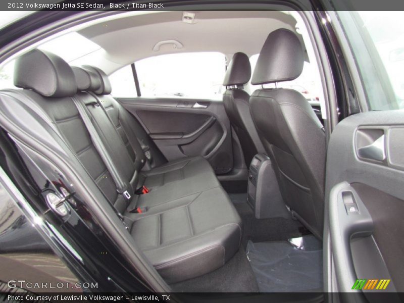 Black / Titan Black 2012 Volkswagen Jetta SE Sedan