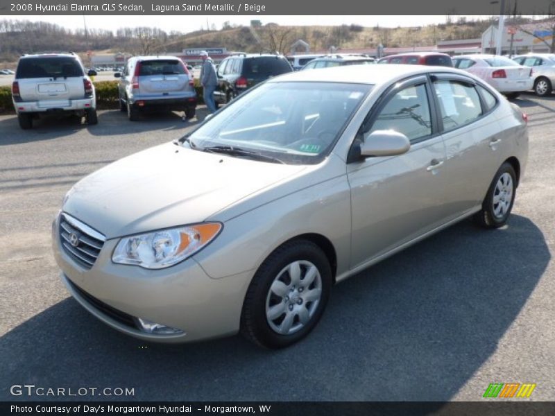 Laguna Sand Metallic / Beige 2008 Hyundai Elantra GLS Sedan