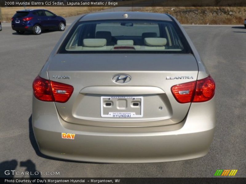 Laguna Sand Metallic / Beige 2008 Hyundai Elantra GLS Sedan