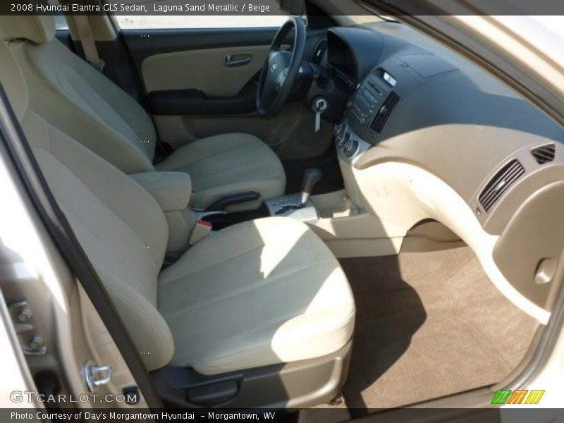 Laguna Sand Metallic / Beige 2008 Hyundai Elantra GLS Sedan