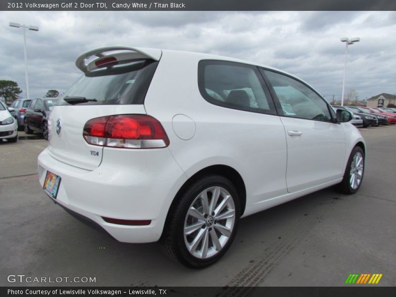 Candy White / Titan Black 2012 Volkswagen Golf 2 Door TDI