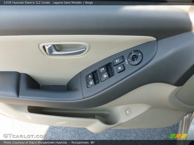 Laguna Sand Metallic / Beige 2008 Hyundai Elantra GLS Sedan
