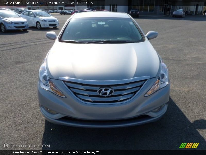 Iridescent Silver Blue Pearl / Gray 2012 Hyundai Sonata SE