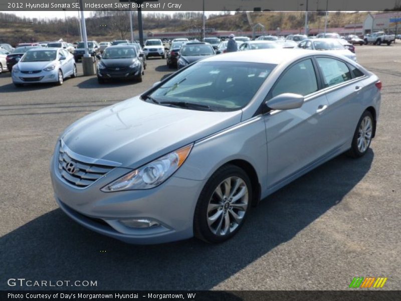 Iridescent Silver Blue Pearl / Gray 2012 Hyundai Sonata SE