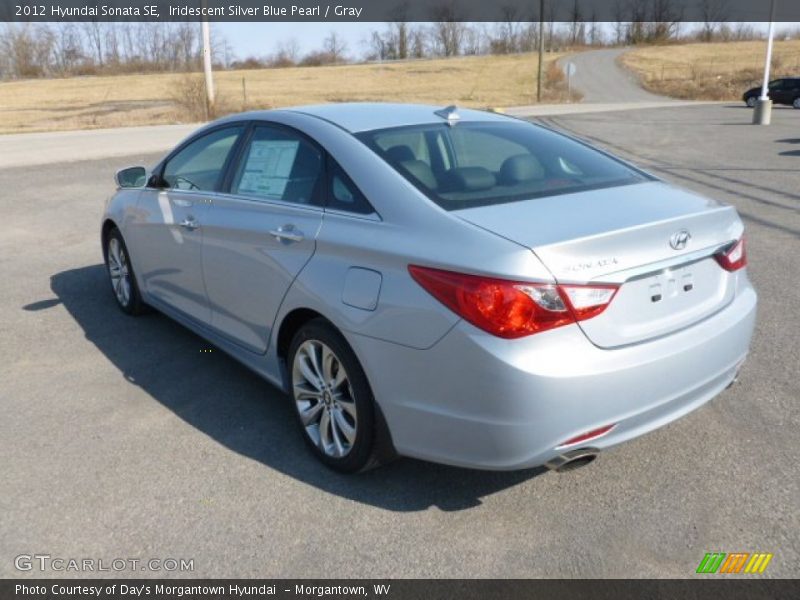 Iridescent Silver Blue Pearl / Gray 2012 Hyundai Sonata SE
