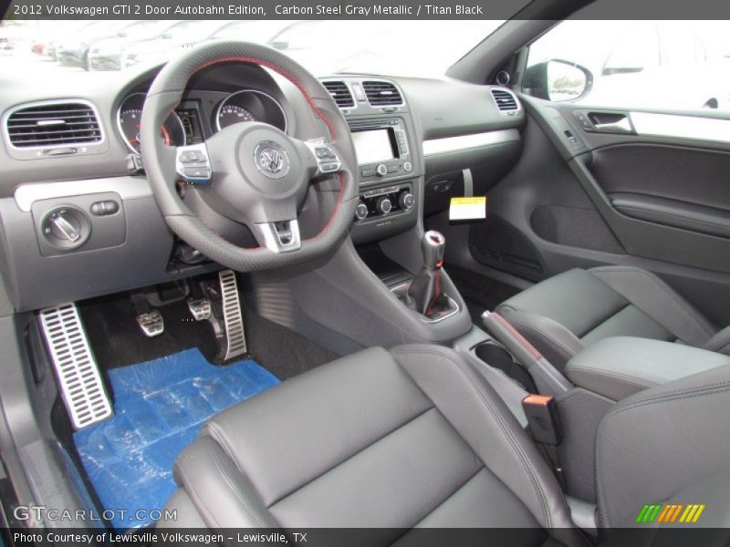 Titan Black Interior - 2012 GTI 2 Door Autobahn Edition 