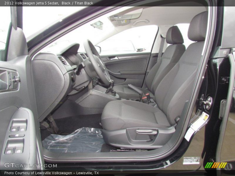 Black / Titan Black 2012 Volkswagen Jetta S Sedan
