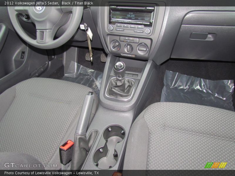 Black / Titan Black 2012 Volkswagen Jetta S Sedan