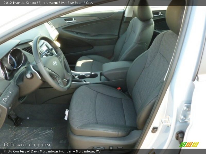 Iridescent Silver Blue Pearl / Gray 2012 Hyundai Sonata SE