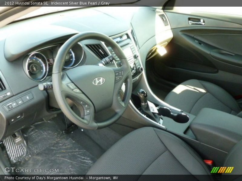 Iridescent Silver Blue Pearl / Gray 2012 Hyundai Sonata SE