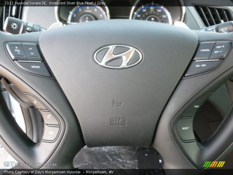 Iridescent Silver Blue Pearl / Gray 2012 Hyundai Sonata SE
