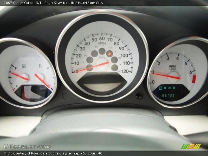 Bright Silver Metallic / Pastel Slate Gray 2007 Dodge Caliber R/T