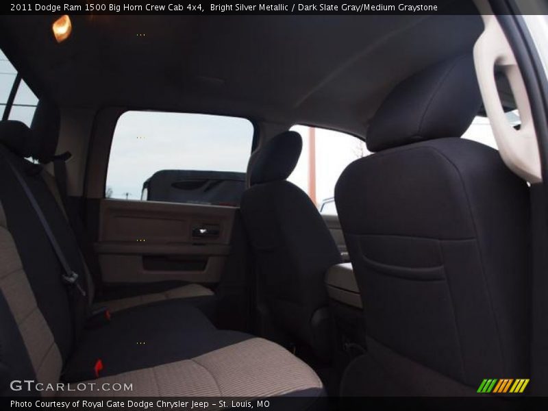 Bright Silver Metallic / Dark Slate Gray/Medium Graystone 2011 Dodge Ram 1500 Big Horn Crew Cab 4x4