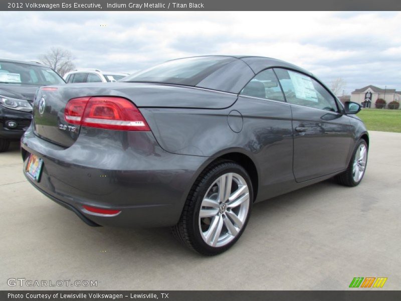 Indium Gray Metallic / Titan Black 2012 Volkswagen Eos Executive